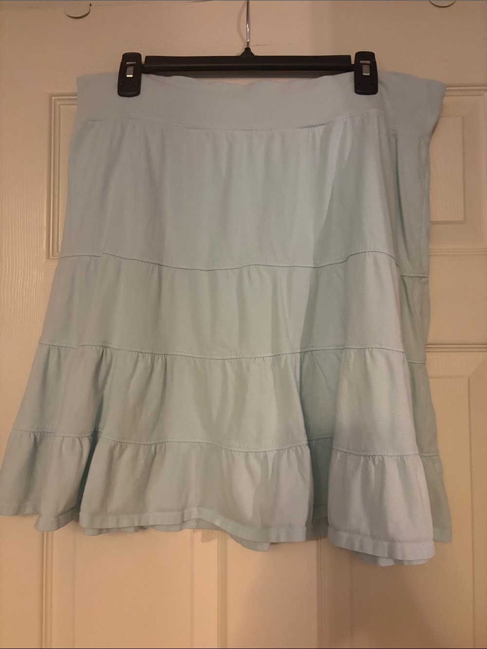fresh produce Light Blue Tiered Skirt